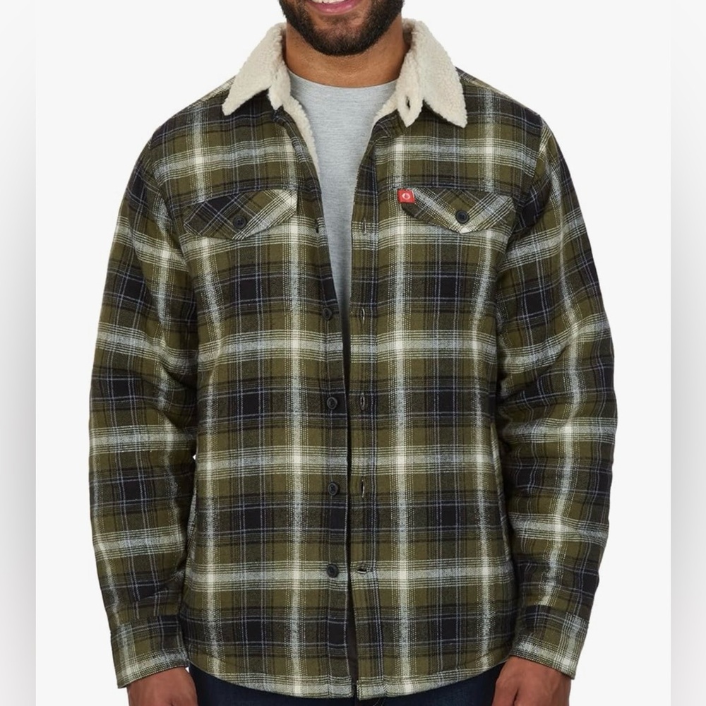 New The American Outdoorsman Sherpa Flannel Jacket – Men’s XL (NWT)